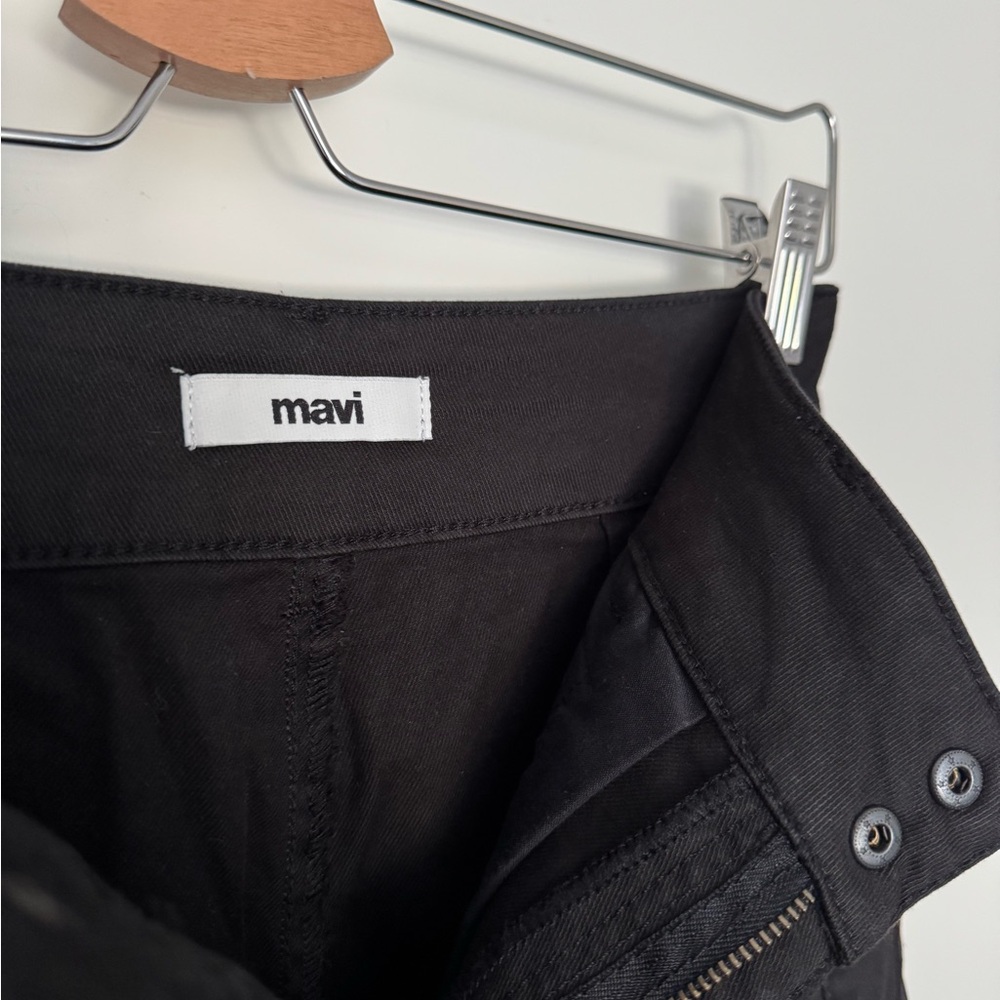 Mavi Utility Black Chinos